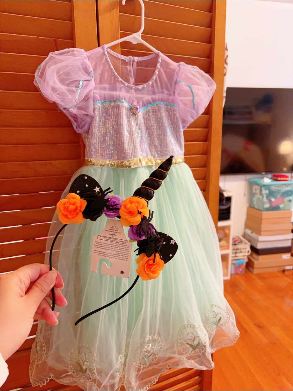 elsa princess costume dress set